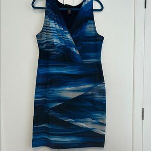 Lane Bryant Blue Bodycon Mini Dress